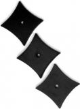 Senban/Teppan Rubber Training Shuriken 3 Pack