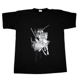 Black t-shirt with Samurai print